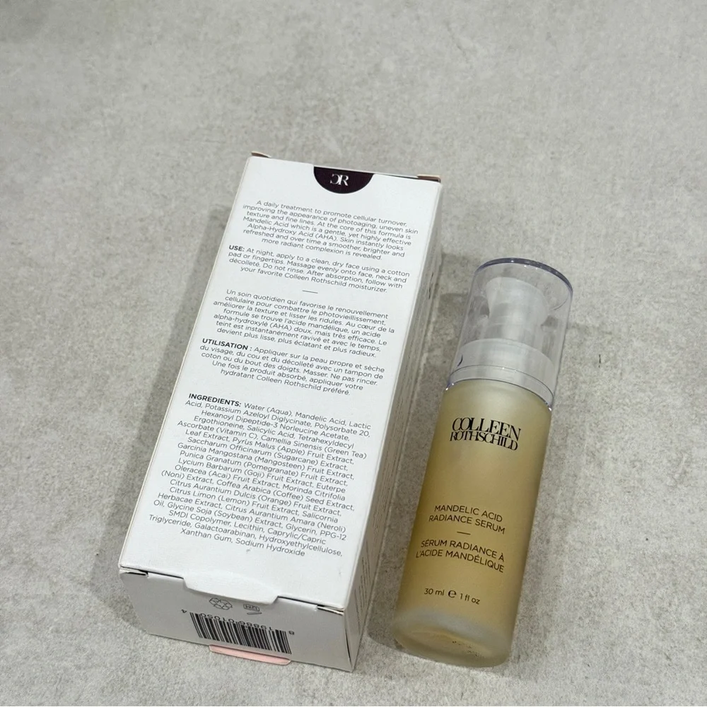 Colleen Rothschild Mandelic Acid Radiance Serum Exfoliating Brightening 1 oz